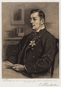 Päivän julkkikset, oikea Joseph Chamberlain, kansanedustaja