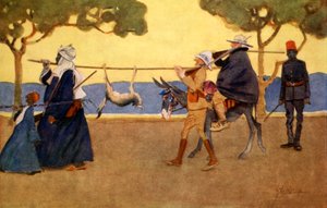 Big Game Hunters, elokuvasta The Light Side of Egypt, 1908 tekijältä Lance Thackeray