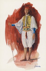 Egyptin kansa: Sais (värilitografia) tekijältä Lance Thackeray