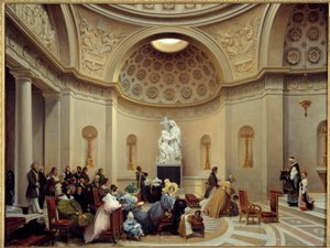 Seremonia sovituskappelissa vuonna 1835 (pariisilainen kappeli, joka sijaitsee osoitteessa 29, rue Pasquier, 8. kaupunginosassa). Theodore Turpin De Crissen (1782-1859) maalaus tekijältä Lancelot Théodore Turpin de Crissé de Crissé