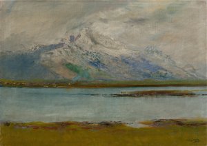 Tatra maisema, 1890-95 tekijältä Laszlo Mednyanszky