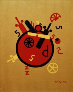 Großes Rad tekijältä Laszlo Moholy Nagy