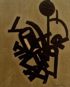 Nimetön (kollaasi R:llä) tekijältä Laszlo Moholy Nagy