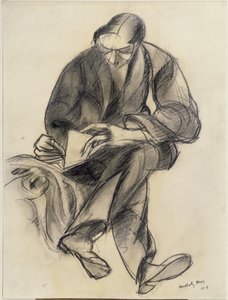 Istuva luku, 1919 tekijältä Laszlo Moholy Nagy
