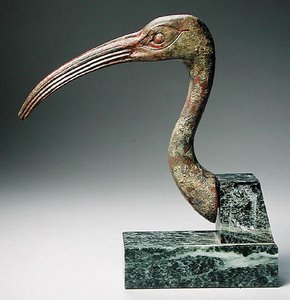 Iiriksen pää (massiivinen pronssivalu) tekijältä Late Period Egyptian
