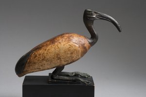 Ibis (pronssi ja puu) tekijältä Late Period Egyptian