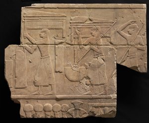 Miesten hautavarusteita, 667-647 eKr tekijältä Late Period Egyptian