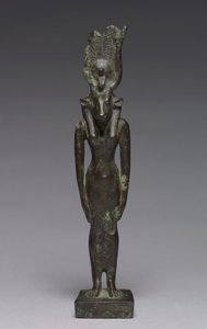 Hathorin patsas, 664-30 eaa tekijältä Late Period Egyptian