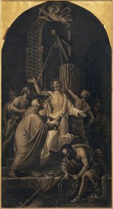 Pyhän Apollinariksen marttyyrikuolema, kirjoittanut Lattanzio Querena (1768-1853).