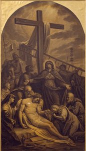 The Deposition of Christ, kirjoittanut Lattanzio Querena (1768-1853).
