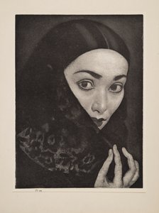 Nainen huivin kanssa, pubi. 1926.