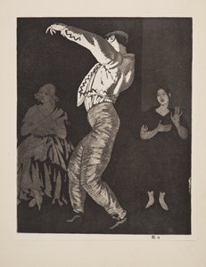 Espanjalainen tanssija nro II, pub. 1923.