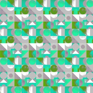 Lelupalikoita pieni - vihreä, 2013 (sekatekniikka)