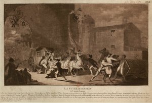 Lento Varennesiin Lento Varennesiin, 1791.