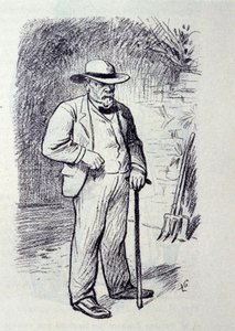 Louis Pasteurin (1822-1895) muotokuva hänen kiinteistössä Villeneuve-l