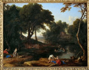 Paysage aux baigneuses - maisema uimareiden kanssa ...