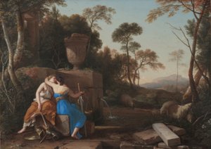 Laurent de La Hyre / "Rauhan ja oikeuden suudelma", 1654. tekijältä Laurent de La Hire