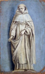 Saint Dominique Laurent de La Hyren (1606-1656) maalaus kankaalle 1600-luvun su. 0,36 x 0,22 m Pariisi. Louvren taidemuseo tekijältä Laurent de la Hyre