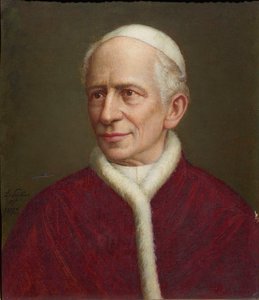 Paavi Leo XIII:n muotokuva 1810-1903, 1892. tekijältä Laurenz Schäfer
