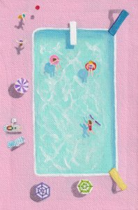 Mamien uima-allas, 2025 (akryyli kankaalle)