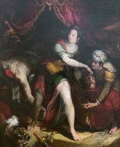Judith ja Holofernes, Lavinia Fontana (öljy kankaalle) tekijältä Lavinia Fontana