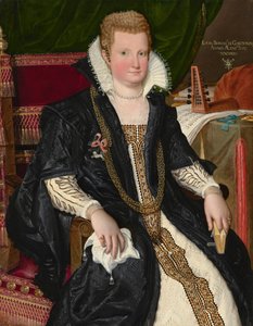 Lucia Bonasoni Garzoni, noin 1590 (öljy kankaalle).