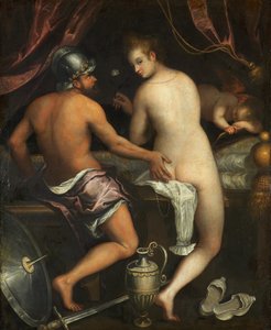 Mars ja Venus, noin 1595.