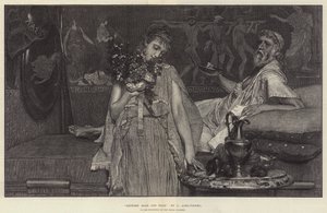 Toivon ja pelon välillä, Royal Academyn näyttelyssä tekijältä Lawrence Alma Tadema
