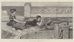 Rakkaus joutenolossa tekijältä Lawrence Alma Tadema