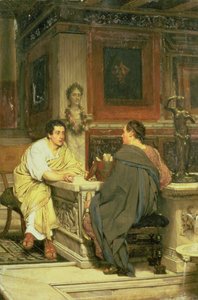 Keskustelu; Chat tekijältä Lawrence Alma Tadema