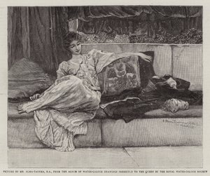 Hänen Majesteettinsa Kuningattaren juhlapäivä tekijältä Lawrence Alma Tadema