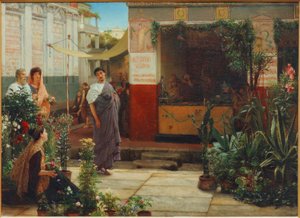Kukkamarkkinat tekijältä Lawrence Alma Tadema