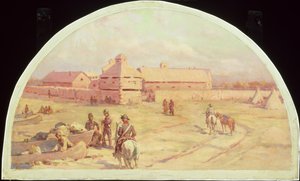 Ensimmäinen Fort Dearborn tekijältä Lawrence Carmichael Earle