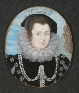 Margaret Clifford (n. 1560-1616) Cumberlandin kreivitär tekijältä Lawrence Hilliard