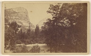 Mirror Lake. Yo-Semite Valley. Mariposa Co. tekijältä Lawrence and Houseworth