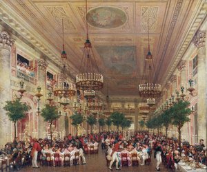Leopold I:n ja Orleansin prinsessa Louise Marien avioliiton juhlat Tuileriesissa tekijältä Le Baron Attalin