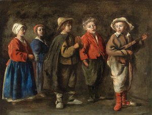 Antoine Le Nain - Nuoret muusikot, n. 1640. tekijältä Le Nain Brothers