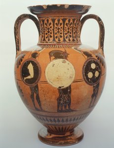 Mustahahmoinen amfora, 515-490 eKr. (keraaminen)