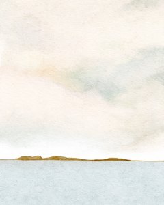 Aamunäkymä telakalta 2, n.2019 (akvarelli)