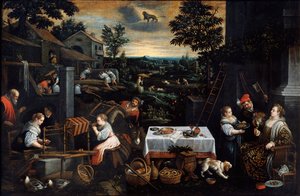 Heinäkuu sarjasta The Seasons, 1500-luvun loppu tai 1600-luvun alku