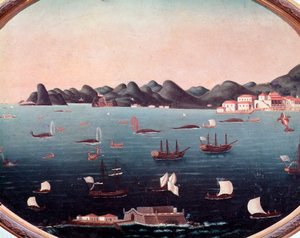 Valaanpyynti Guanabaran lahdella Brasiliassa Akvarelli Leandro Joaquim (1738-1798) 1700-luvun Rio de Janeiro, kansallinen historiallinen museo tekijältä Leandro Joachim
