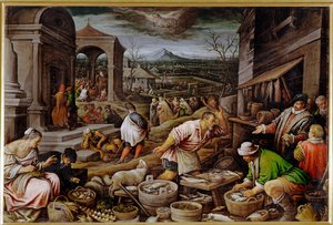 Maalaus kankaalle (maalaus kankaalle) tekijältä Leandro da Ponte Bassano