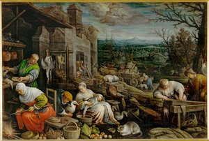 Marraskuu (maalaus kankaalle) tekijältä Leandro da Ponte Bassano