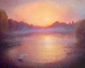 Misty River Morning, 2023 tekijältä Lee Campbell