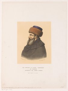 Muotokuva Fra Giovanni Battista Cassinista Fra Giovanni Ba Cassini Carmelitano de Frascati Carmel-vuoren arkkitehti (nimi esineessä) tekijältä Leendert Springer (I)