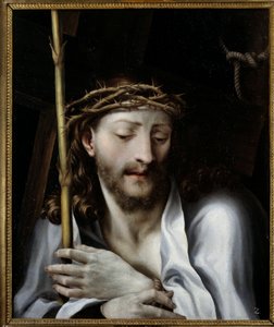 Kristus ruokolla sanoo Kristus orjantappurakruunu Lelio Orsin (1511-1587) maalaus 1500-luvun aurinko. 0,55x0,46 m Montpellier musee Fabre