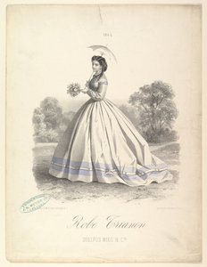 Robe Trianon, Dollfus Mieg & Cie, 1865. tekijältä Lemercier et Compagnie