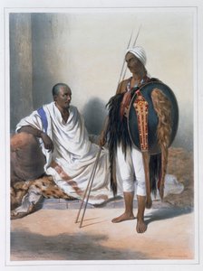 Abessinialainen pappi ja soturi, 1848 tekijältä Lemoine