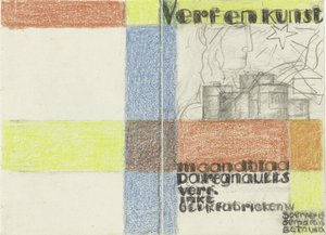 Maandblad Verf en Kunst van P.A. Regnault (Entwurf in Farbe) tekijältä Leo Gestel