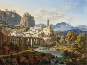 Näkymä Atranille lähellä Amalfia. 1834
